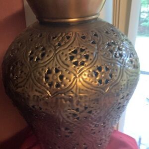 Metal vase